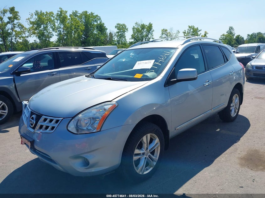 Vin: jn8as5mv4dw137824, lot: 46273421, nissan rogue sv 20132