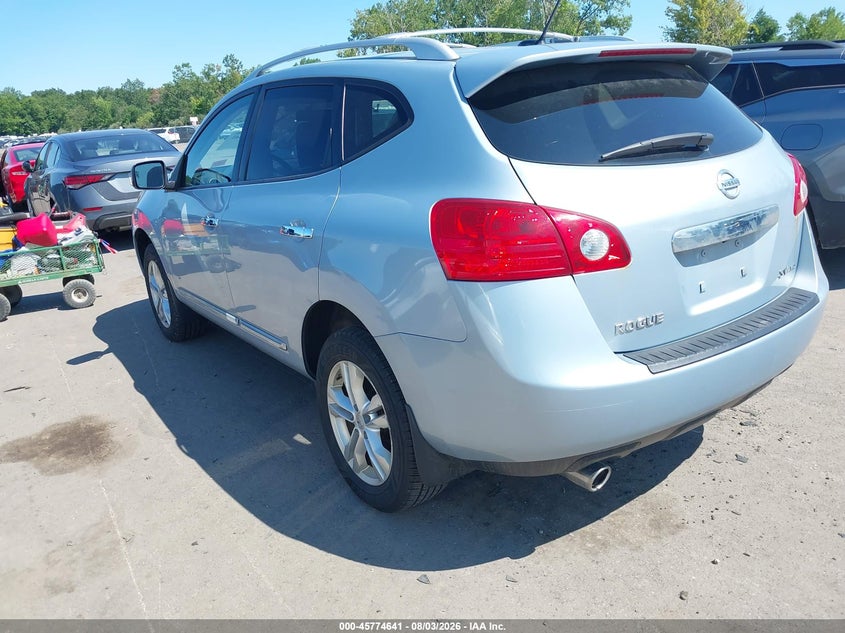 Vin: jn8as5mv4dw137824, lot: 46273421, nissan rogue sv 20133