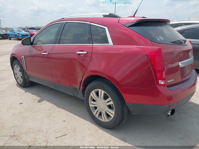 Vin: 3gyfnce38ds536316, lot: 46273432, cadillac srx luxury collection 20133