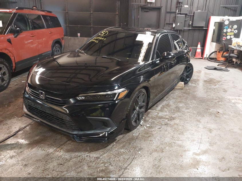 2023 Honda Civic, Left Rear, IAAI, VIN 2HGFE2F59PH525849 — photo 2