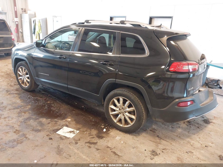 Vin: 1c4pjmdb0gw162345, lot: 46273450, jeep cherokee limited 20163