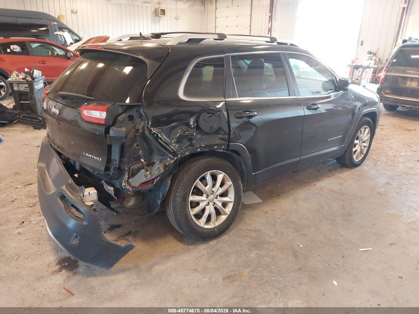 Vin: 1c4pjmdb0gw162345, lot: 46273450, jeep cherokee limited 20164