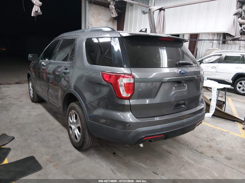 Vin: 1fm5k8ar5ggb54972, lot: 46273475, ford utility police interceptor 20163