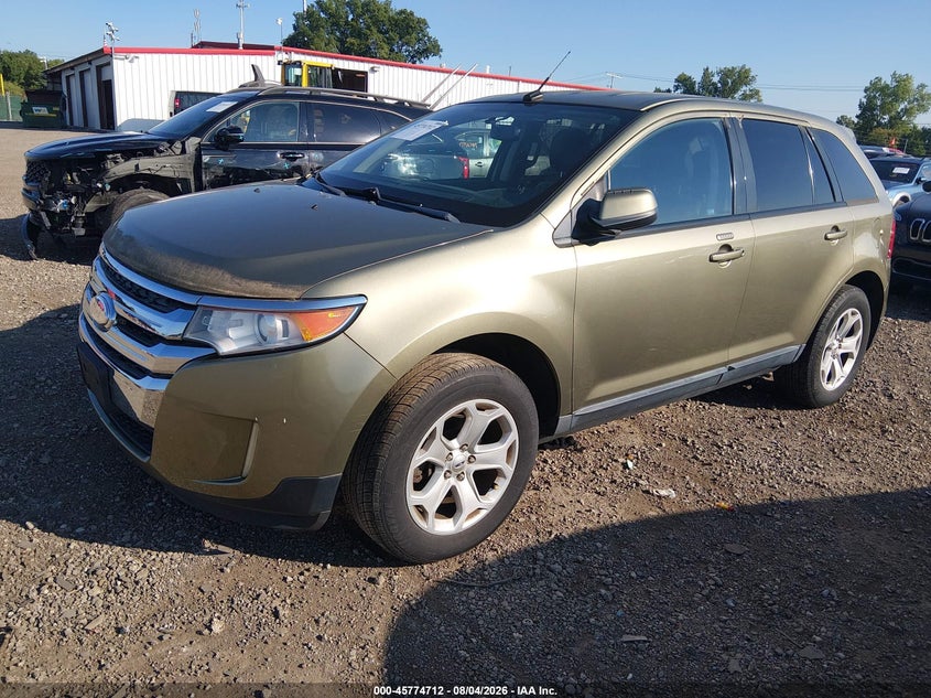 Vin: 2fmdk4jc3dbb69442, lot: 46273492, ford edge sel 20132