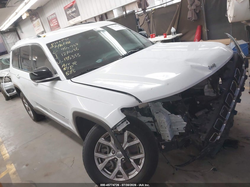 2021 JEEP GRAND CHEROKEE L auction photo 1