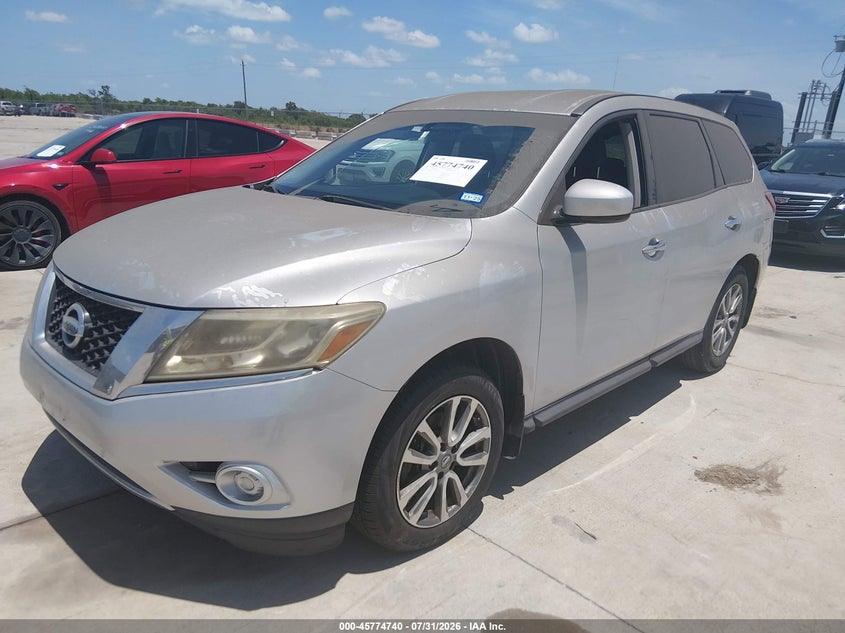 Vin: 5n1ar2mn1ec718072, lot: 46273520, nissan pathfinder s 20142
