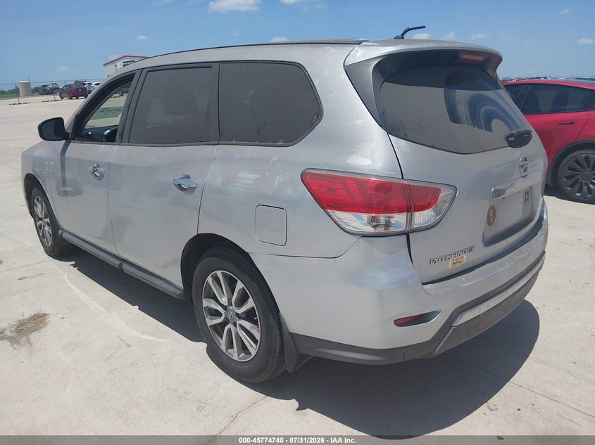 Vin: 5n1ar2mn1ec718072, lot: 46273520, nissan pathfinder s 20143