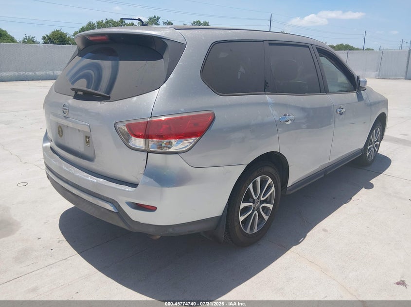 Vin: 5n1ar2mn1ec718072, lot: 46273520, nissan pathfinder s 20144