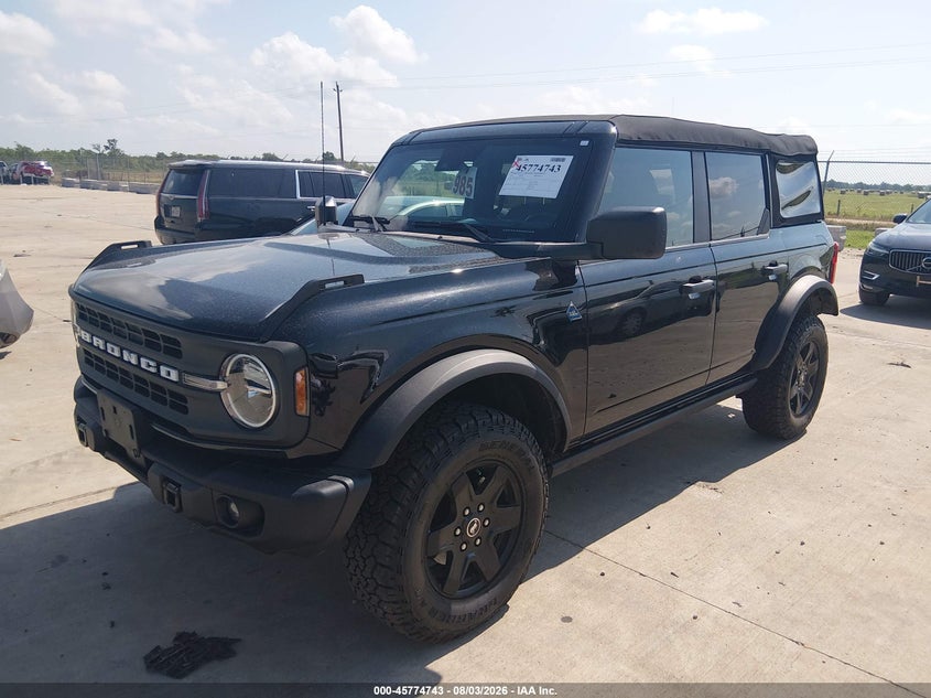 Vin: 1fmde1bh3rla66643, lot: 46273523, ford bronco black diamond 20242