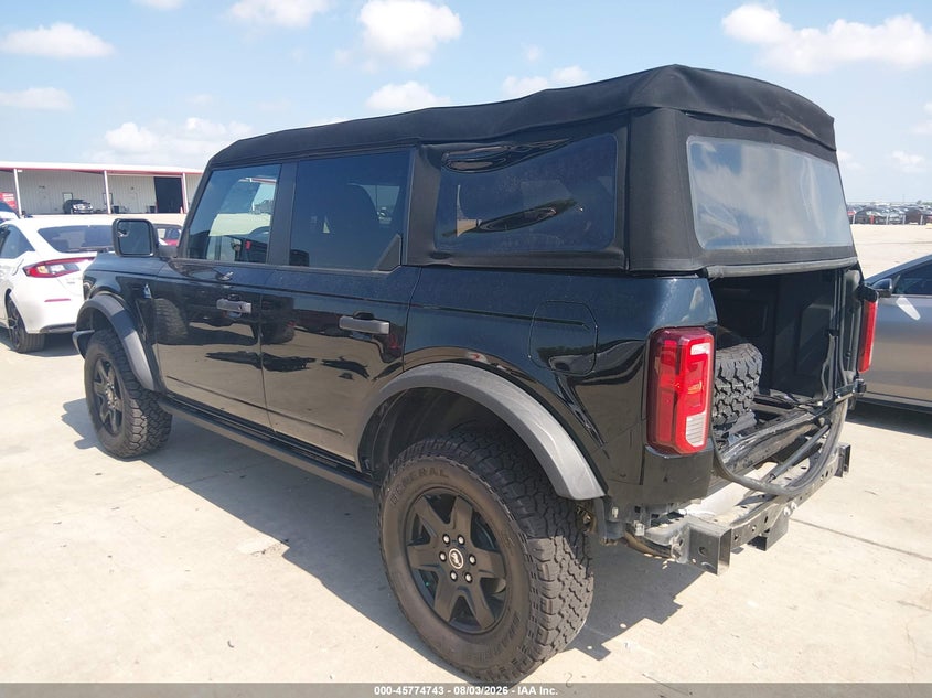 Vin: 1fmde1bh3rla66643, lot: 46273523, ford bronco black diamond 20243