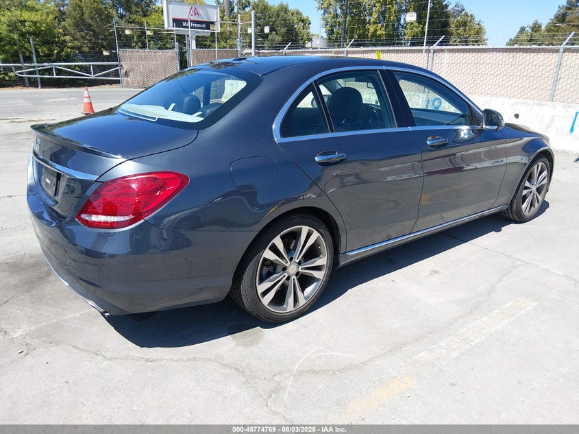 Vin: 55swf4jb9gu154037, lot: 46273549, mercedes-benz c 300 20164
