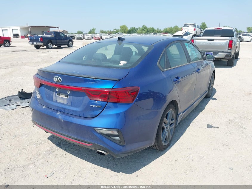 Vin: 3kpf34ad3le154319, lot: 46273560, kia forte gt-line 20204