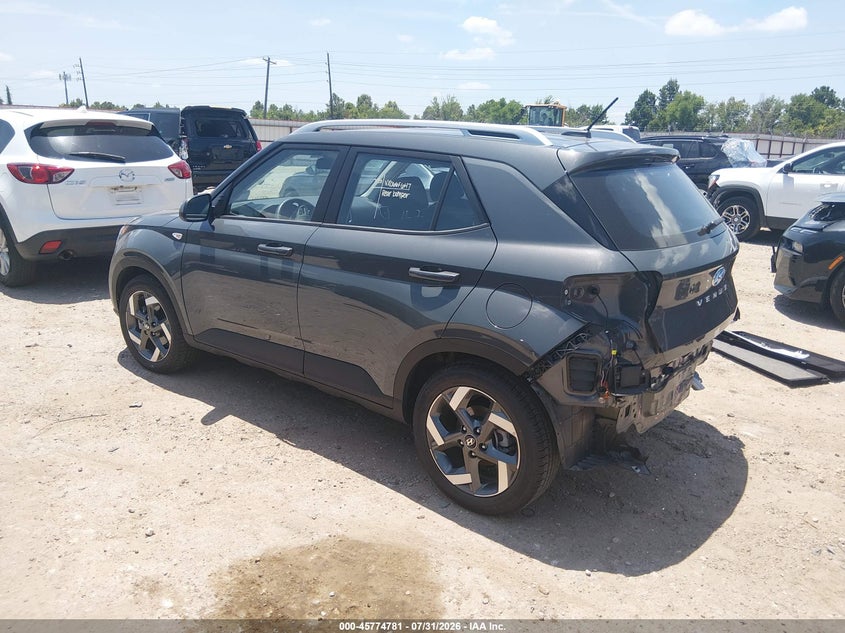 Vin: kmhrc8a35tu471365, lot: 46273561, hyundai venue sel 20263