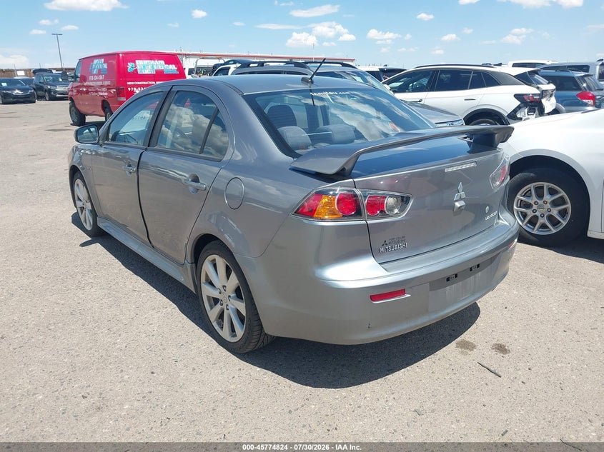 Vin: ja32u8fw7fu012234, lot: 46273604, mitsubishi lancer gt 20153