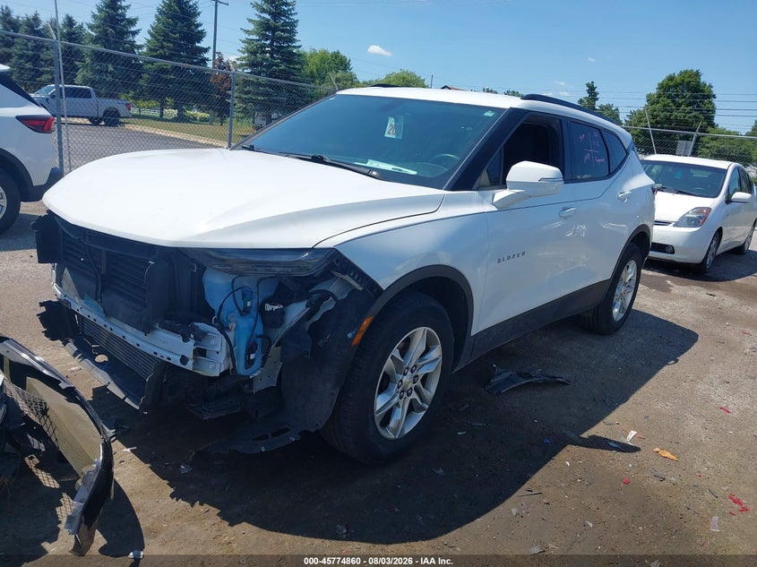 Vin: 3gnkbcr41ls667755, lot: 46273640, chevrolet blazer fwd 2lt 20202