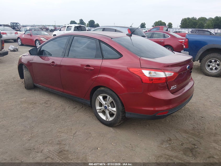 Vin: 1fadp3f23el387341, lot: 46273654, ford focus se 20143