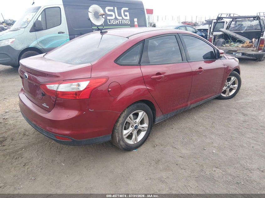 Vin: 1fadp3f23el387341, lot: 46273654, ford focus se 20144