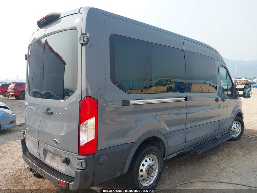 Vin: 1fbax9c81pkb90397, lot: 46273660, ford transit-350 passenger van xlt 20234