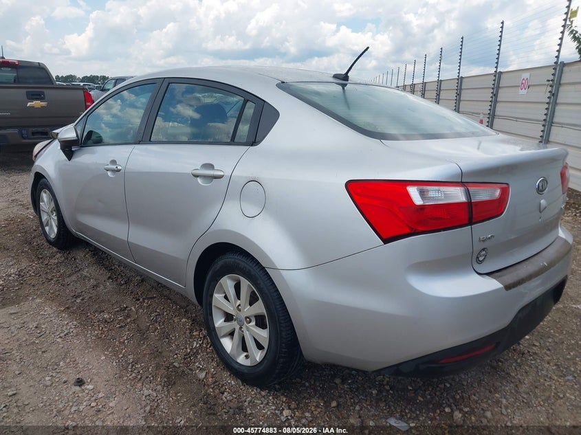 Vin: knadn4a30d6132226, lot: 46273663, kia rio ex 20133