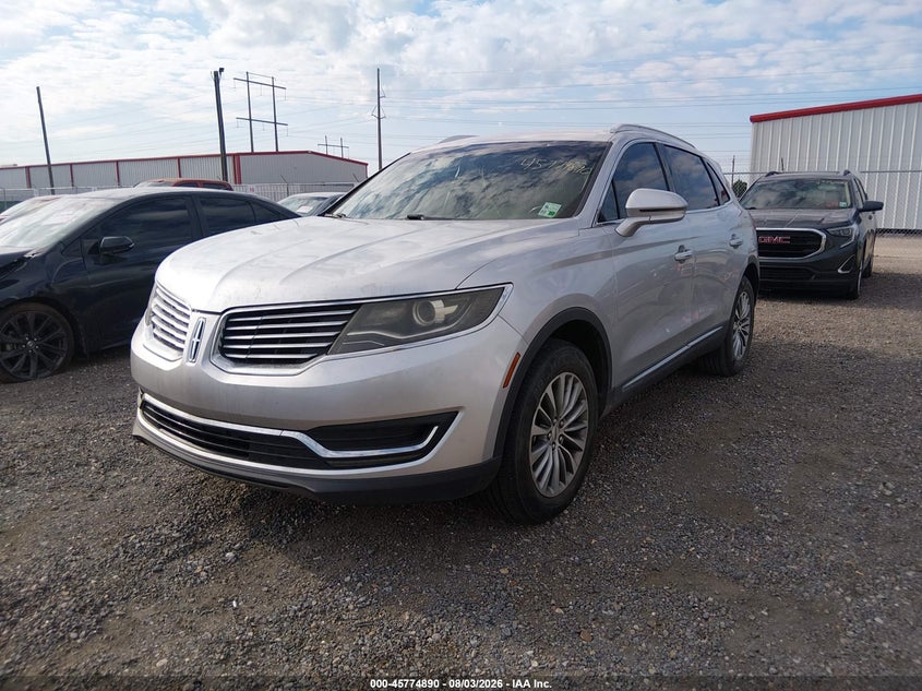 Vin: 2lmpj6krxhbl39806, lot: 46273670, lincoln mkx select 20172