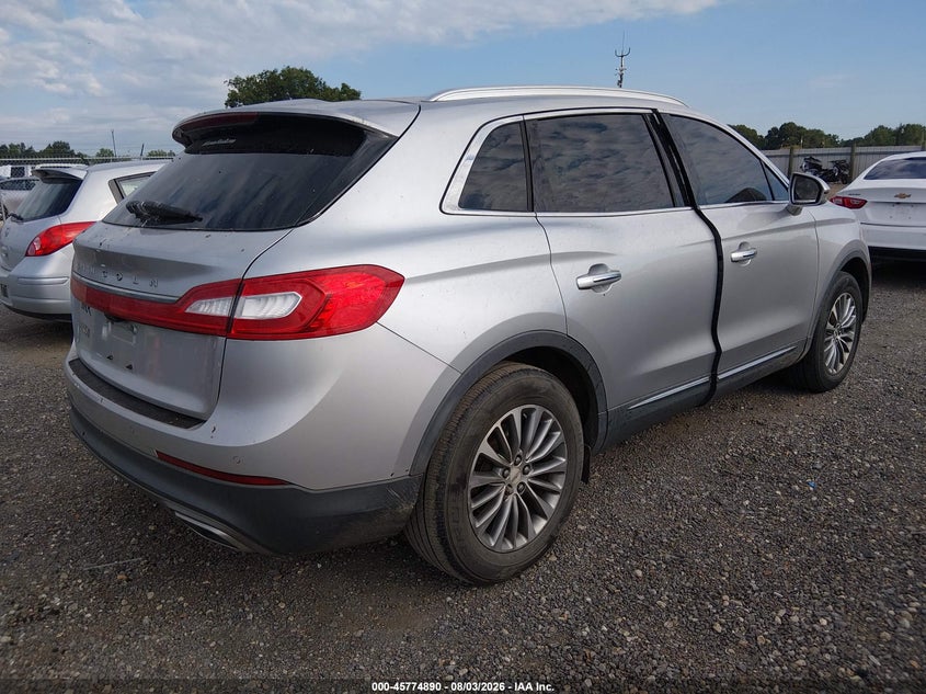 Vin: 2lmpj6krxhbl39806, lot: 46273670, lincoln mkx select 20174