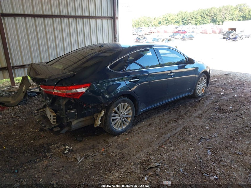 Vin: 4t1bd1eb3fu039823, lot: 46273673, toyota avalon hybrid xle touring 20154