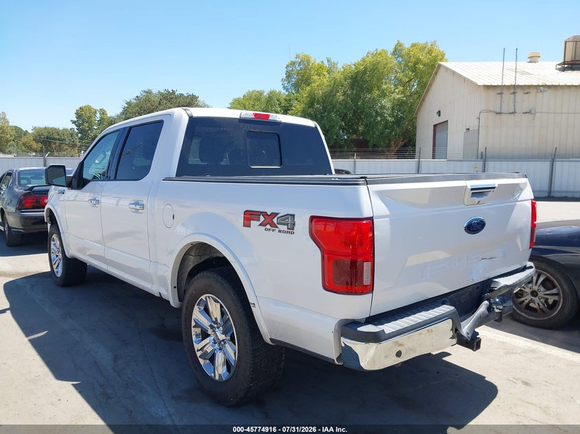 Vin: 1ftew1e51kkc99150, lot: 46273696, ford f-150 lariat 20193
