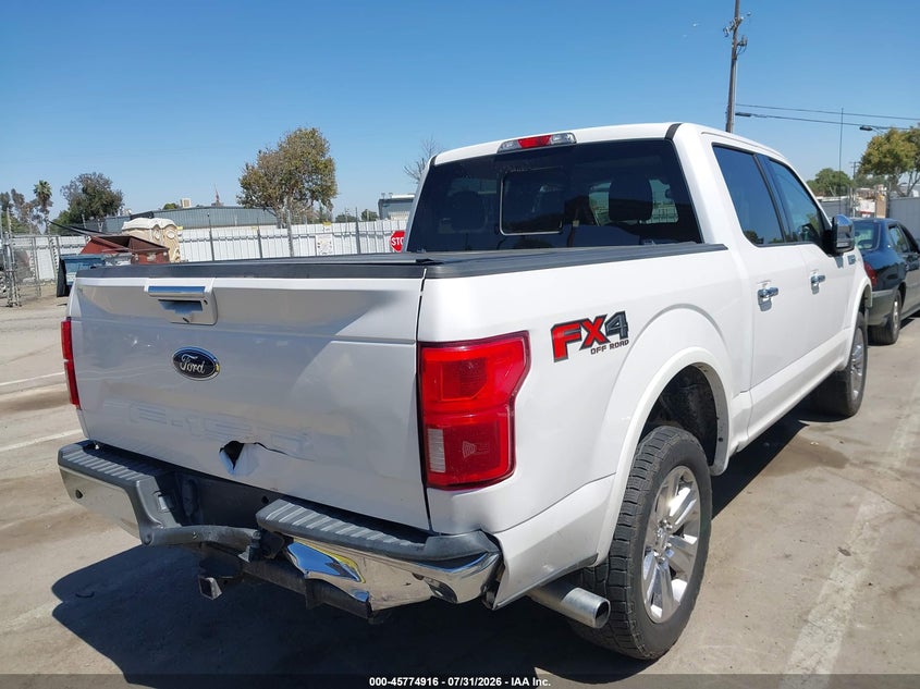 Vin: 1ftew1e51kkc99150, lot: 46273696, ford f-150 lariat 20194