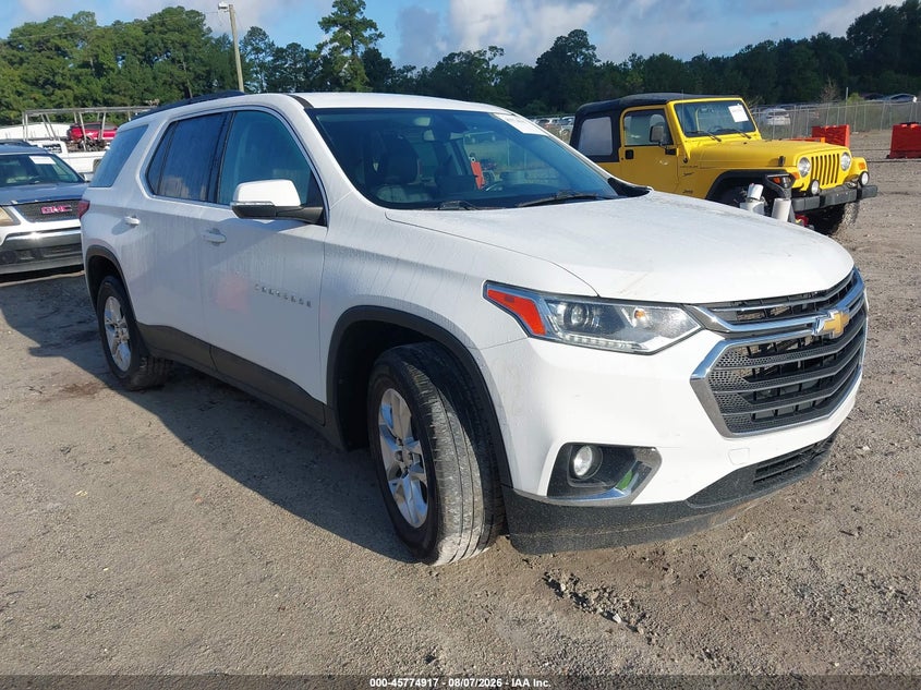 Vin: 1gnergkw3mj142243, lot: 46273697, chevrolet traverse fwd lt cloth 2021 img_1