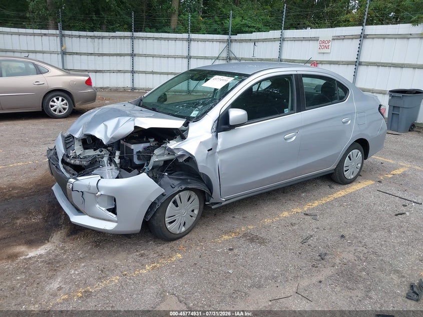 Vin: ml32fufj1rhf09937, lot: 46273711, mitsubishi mirage g4 es 20242