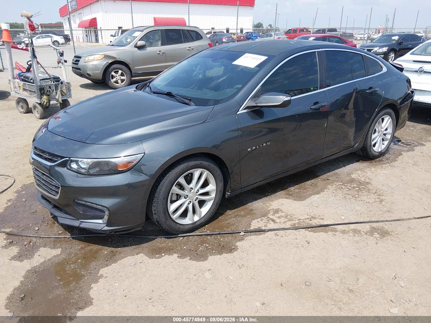 Vin: 1g1ze5st1hf121165, lot: 46273729, chevrolet malibu 1lt 20172