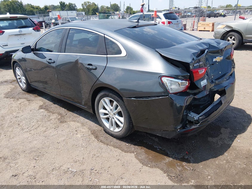 Vin: 1g1ze5st1hf121165, lot: 46273729, chevrolet malibu 1lt 20173