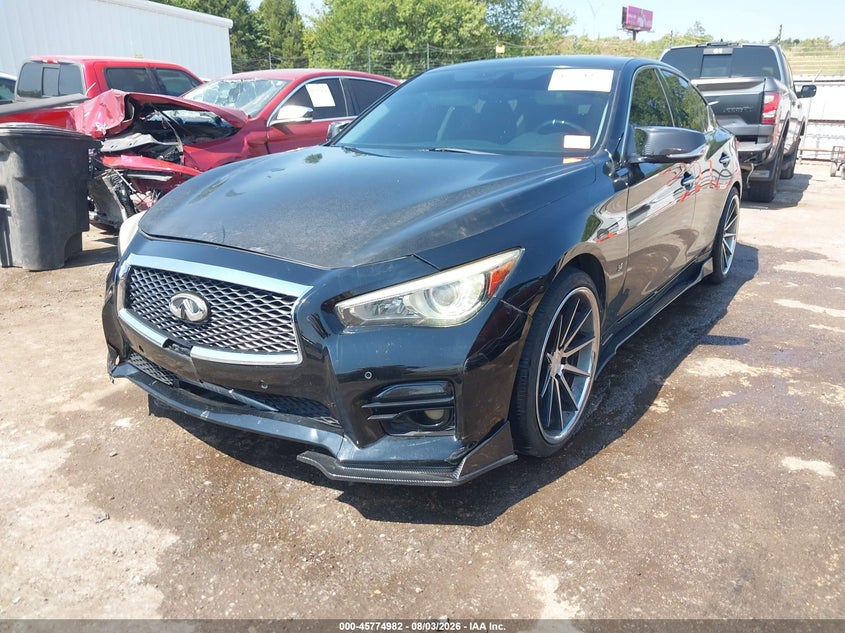 Vin: jn1bv7ar1fm391308, lot: 46273762, infiniti q50 premium 20152
