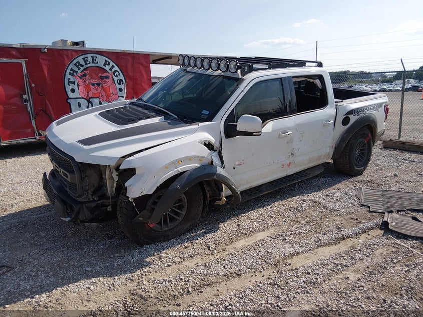 Vin: 1ftfw1rg0lfc66750, lot: 46273784, ford f-150 raptor 20202
