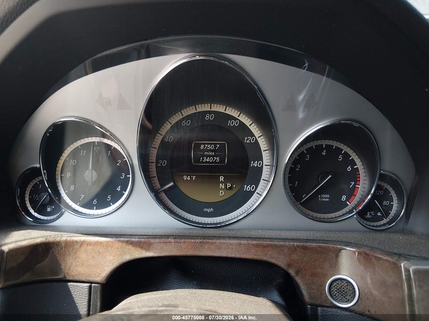2012 MERCEDES-BENZ E 550 auction photo 7