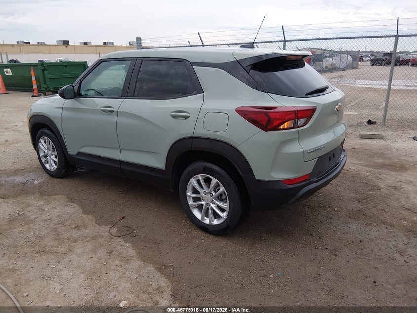 Vin: kl79mmsl8tb139390, lot: 46273798, chevrolet trailblazer fwd ls 20263