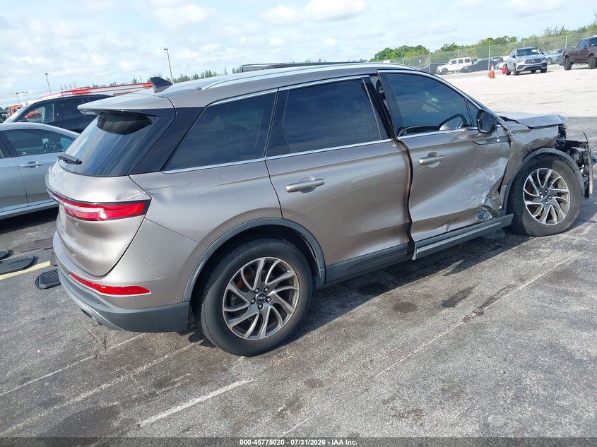 Vin: 5lmcj1c9xlul27621, lot: 46273800, lincoln corsair standard 20204