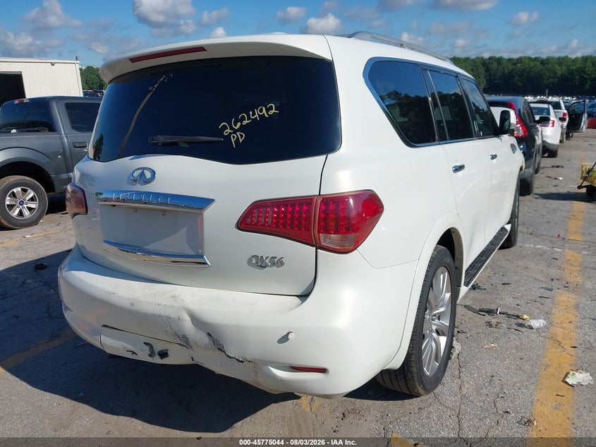 Vin: jn8az2nd5b9701833, lot: 46273824, infiniti qx56 20114