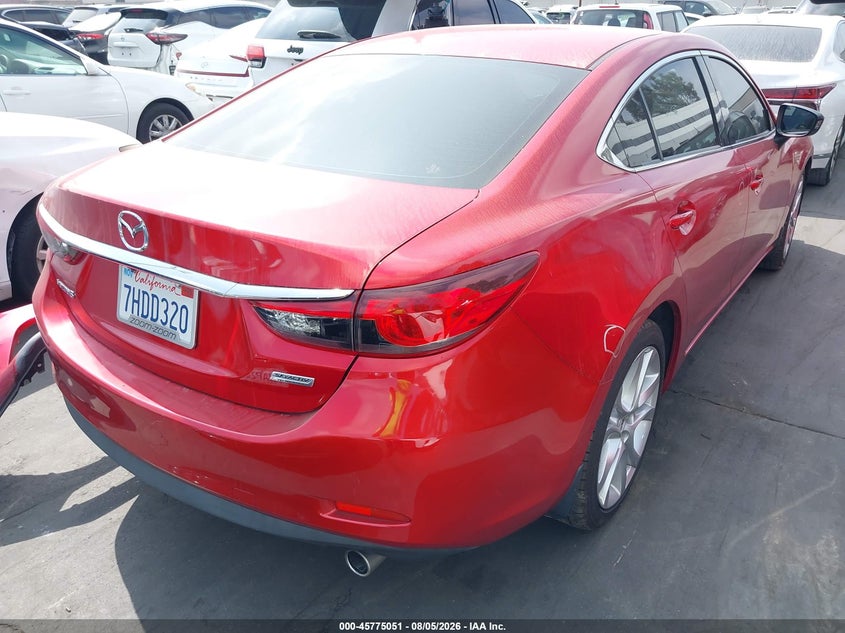 Vin: jm1gj1v50f1209716, lot: 46273831, mazda mazda6 i touring 20154