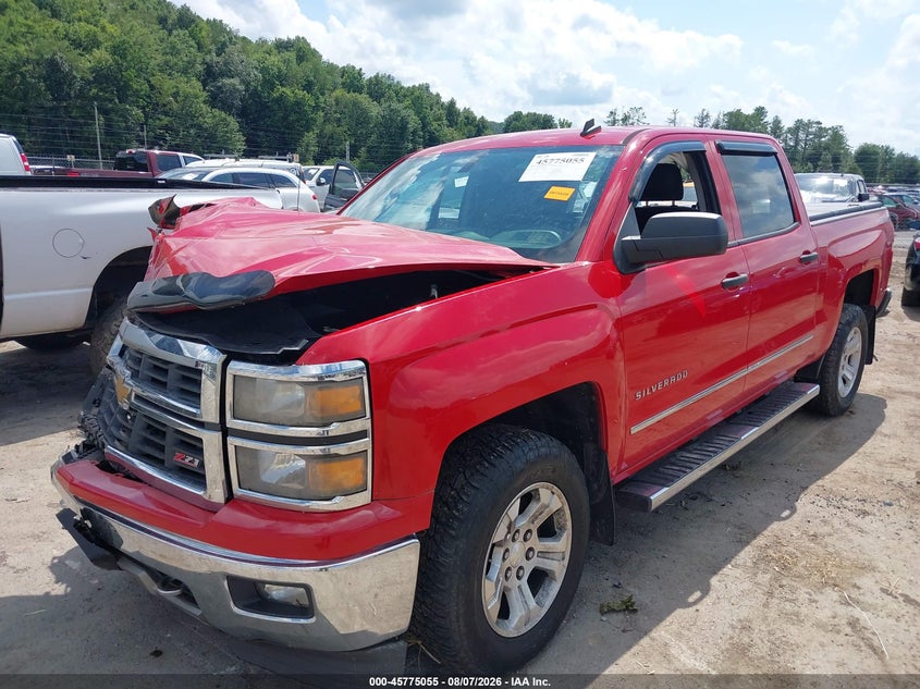 Vin: 3gcukreh5eg258600, lot: 46273835, chevrolet silverado 1500 lt 20142