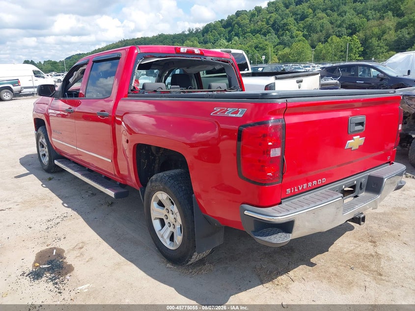 Vin: 3gcukreh5eg258600, lot: 46273835, chevrolet silverado 1500 lt 20143