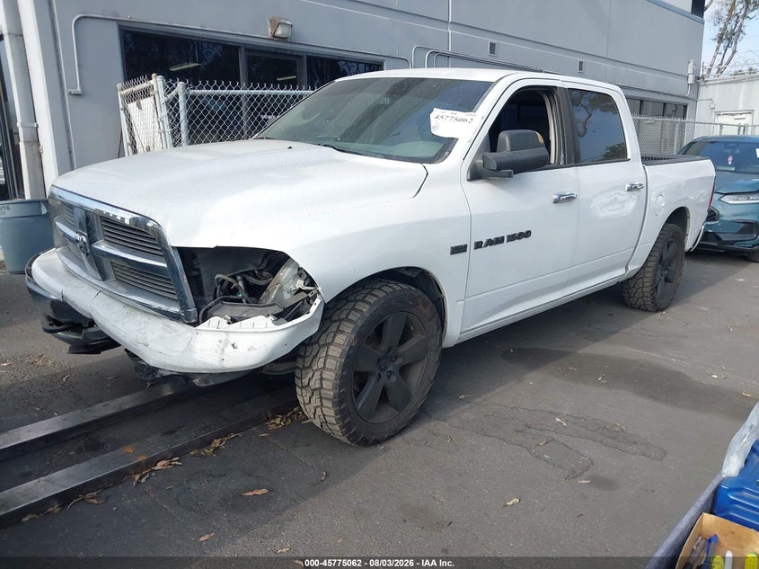 Vin: 1c6rd7lt0cs258335, lot: 46273842, ram 1500 big horn 20122