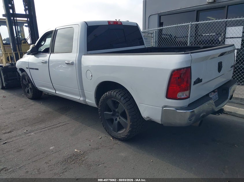 Vin: 1c6rd7lt0cs258335, lot: 46273842, ram 1500 big horn 20123