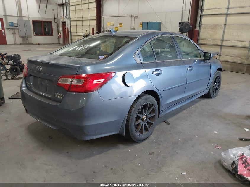 Vin: 4s3bnac6xg3003822, lot: 46273851, subaru legacy 2.5i premium 20164