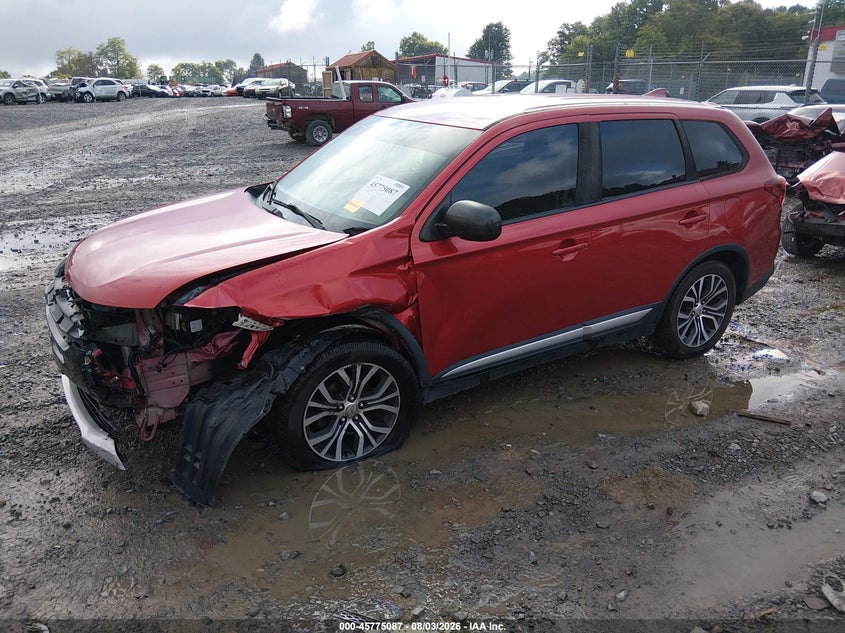Vin: ja4ad2a35jz054995, lot: 46273867, mitsubishi outlander es 20182