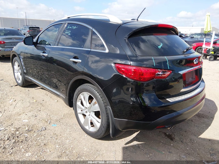 Vin: jn8cs1mu4gm671088, lot: 46273879, infiniti qx70 20163