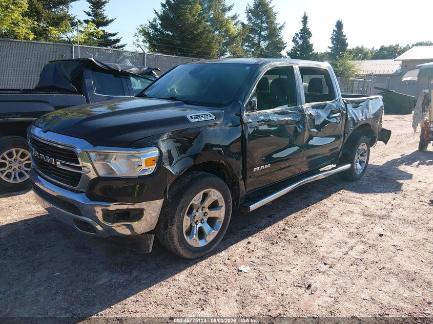 Vin: 1c6srfft3kn926098, lot: 46273904, ram 1500 big horn/lone star  4x4 5'7 box 20192