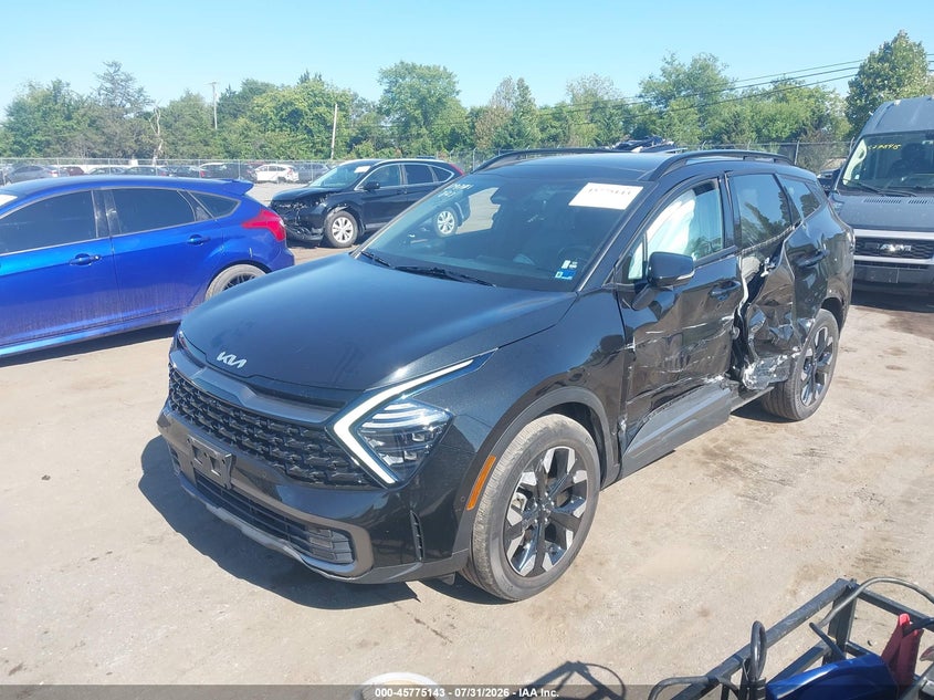Vin: kndpzdahxp7035579, lot: 46273923, kia sportage plug-in hybrid x-line prestige 20232