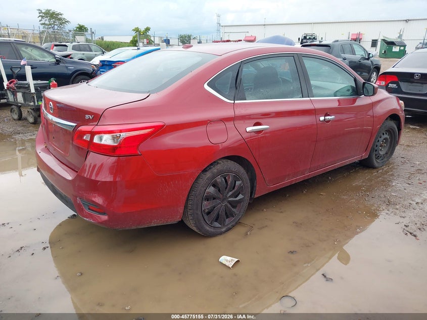 Vin: 3n1ab7ap7hl641974, lot: 46273935, nissan sentra s/sl/sr/sv 20174