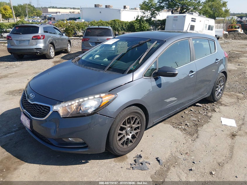 Vin: knafx5a8xg5598504, lot: 46273937, kia forte ex 20162